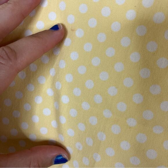 Cambridge Dry Goods Yellow Polka Dot Cotton Capri Pants Womens 12 - Picture 6 of 7